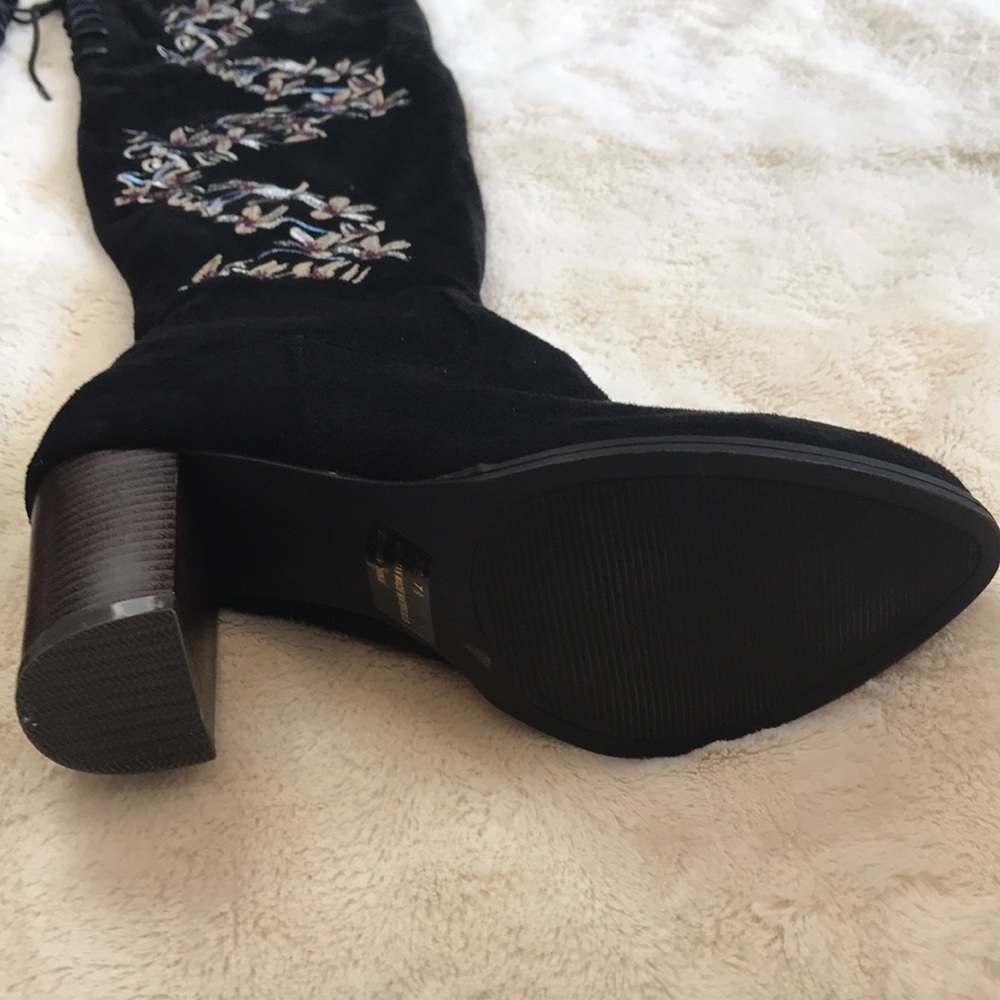 NWOT Red Dress Boutique Over the Knee Heeled Boots - Picture 5 of 8
